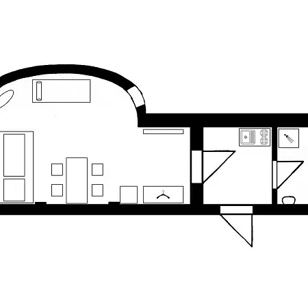 Апартаменты Ueber Dem Kino Toni Берлин